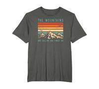 Mountains are Calling & I Must Go Retro Vintage 80s Mountain T-Shirt