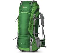 Mountaintop Trekkingrucksack 80L Wanderrucksack Herren Damen Reiserucksack Großer Rucksack mit Regenschutz für Outdoor Reisen Camping Trekking (Grün)