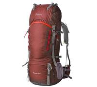 Mountaintop Trekkingrucksack 80L Wanderrucksack Herren Damen Reiserucksack Großer Rucksack mit Regenschutz für Outdoor Reisen Camping Trekking (Maroon)