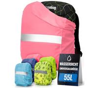 Movoja 55L Regenschutz Rucksack - Wasserdicht & Winddicht I Für Schulranzen & Rucksäcke I Regenschutz Schultaschen Regenhaube Schulranzen Tonister Regenhülle Wasserschutz Regenüberzug Backpack cover