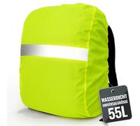 MOVOJA 55L Regenschutz Rucksack - Wasserdicht & Winddicht I Für Schulranzen & Rucksäcke I Regenschutz Schultaschen Regenhaube Schulranzen Tonister Regenhülle Wasserschutz Regenüberzug Backpack cover