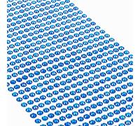 MOVOJA Dunkelblaue Glitzersteine Selbstklebend - 880 Stk 4 mm | Strasssteine Basteln Glitzersteine Zum Aufkleben Aufkleber Gesicht Kinder I Glizer Steine Basteldekorationen Stickers Glitzer