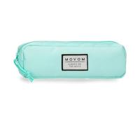 MOVOM Always on The Move Federmäppchen, Blau, 22 x 7 x 3 cm, Polyester, L, blau, Etui