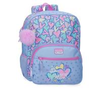 Movom Best Wishes Schulrucksack, anpassbar an Trolley, Lila, 30 x 38 x 12 cm, Polyester, 13,7 l