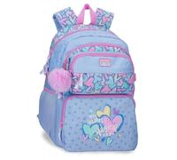 Movom Best Wishes Schulrucksack mit zwei Fächern, 32 x 45 x 19 cm, Polyester, Violett 27.4L