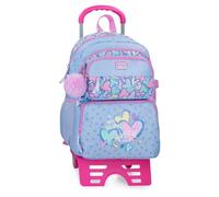 Movom Best Wishes Schulrucksack mit zwei Fächern, 32 x 45 x 19 cm, Polyester, Violett 27.4L