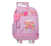 Movom Good Day Abnehmbarer 2-Rad-Kompaktrucksack Malve 32x45x21 cm Polyester 30.2L