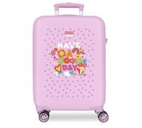 Movom Good Day Kabinenkoffer, 38 x 55 x 20 cm, starres ABS-Seitenkombinationsschloss 35L 2.5kg, 4 Doppelräder, Violett