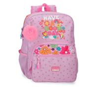 Movom Good Day Schulrucksack, anpassbar an das Auto, 30 x 38 x 12 cm, Polyester, Malvenfarben 13.7L