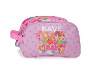 Movom Good Day Tasche mit Zwei Fächern, anpassbar, Polyester, 26 x 16 x 10 cm, Malvenfarben