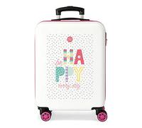 MOVOM Herren Be Happy Hartschalenkabinenkoffer 55 cm, Metallisch, 38x55x20 cms