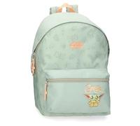 MOVOM Joumma Star Wars Grogu Schulrucksack, 38127T1 anpassbar an Trolley, Grün