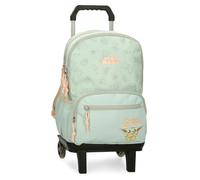 MOVOM Joumma Star Wars Grogu Schulrucksack, 38127T1 anpassbar an Trolley, Rucksack 44 + Trolley