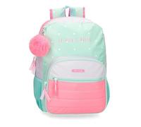 Movom La Vita è Bella Schulrucksack, anpassbar, grün, 30 x 38 x 12 cm, Polyester, 13,68 l, grün, Schulrucksack, anpassbar an Trolley
