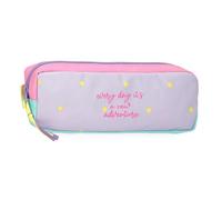 Movom New Adventure Federmäppchen, Mehrfarbig, 22 x 7 x 3 cm, Polyester, 0,46 l, bunt, Talla única, Federmäppchen