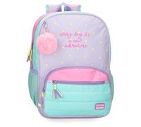 MOVOM New Adventure Schulrucksack, mehrfarbig, 30 x 38 x 12 cm, Polyester, 13,68 l, bunt, Talla única, Schulrucksack