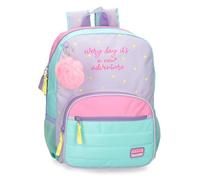 MOVOM New Adventure Schulrucksack, mehrfarbig, 31 x 42 x 13 cm, Polyester, 16,93 l, bunt, Talla única, Schulrucksack