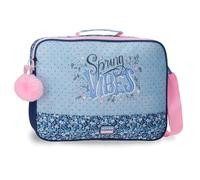 Movom Spring Vibes Geldbörse für den Schulunterricht, 38 x 28 x 6 cm, Polyester, Marineblau 6.38L