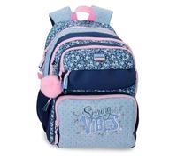 Movom Spring Vibes Schulrucksack mit Zwei Fächern, anpassbar an das Marineauto, 32 x 45 x 19 cm, Polyester 27.36L