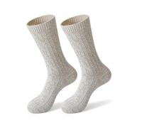 Moyel Oktoberfest Socken Herren 43-46 Trachtensocken Herren Beige Klassik Zopfmuster Design Bayrische Tracht Stricksocken Männer Lederhose Socken Trachtenstrümpfe Männer Oktoberfest Accessoires Outfit
