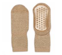 MP Denmark Celina Anti Rutsch Glitzer Socke - 22/24 / golden tan