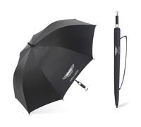 MpaZZZ Auto-Regenschirm für Aston Martin Vantage/DB12/DBX/Vanquish/Valhalla/Valour, Sonnen- und Regenschutz, Faltbarer UV-Schutz-Regenschirm mit Auto-Logo, Long Handle a