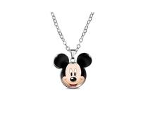 (MQXL23) Skurrile Maus Mickey Minnie Maus Retro-Halskette mit buntem Edelstein-Anhänger für Unisex