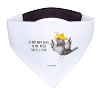 Mr. & Mrs. Panda Halstuch Hund Rabe Sombrero - Geschenk, Vogel, Elster, Lustige Sprüche, Motivation, Dreieckstuch, Für Hunde, glücklich Sein, Vögel, Bandana