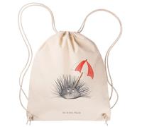 Mr. & Mrs. Panda Jutebeutel Seeigel - Geschenk, Selbstliebe, sporttasche klein, leichter rucksack, Sportbeutel, Meer, Beutel, Leben, Achtsamkeit, Turnbeutel, Lebe, Selbstakzeptanz, wander