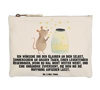 Mr. & Mrs. Panda Make-Up Tasche Maus Sterne Grösse XL Große - Geschenk, Pouch, Schwangerschaft, Lustige Sprüche, Schlampermäppchen, Hoffnung, Geburtstag, Kulturbeutel, Federmappe, Aufbewahrungstasche