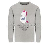 Mr. & Mrs. Panda Organic Pullover Einhorn Fotograf Größe XL - Geschenk, Unicorn, Kamera, Nachhaltiger, Urlaub, Bio-Rundhalspullover, Strickjacke, Aus Naturfasern, Vegan, Kurztrip, Einhörner