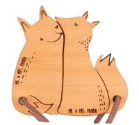 Mr. & Mrs. Panda Pärchen Schlüsselanhänger Fuchs Zweisamkeit - Geschenk, Freund, Liebe, Schutzengel, Paar, Ehemann, Liebesgeschenk, Heiratsantrag,
