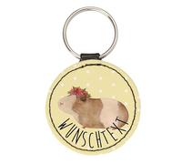 Mr. & Mrs. Panda Schlüsselanhänger Personalisierbar Meerschweinchen Weisheit - Personalisierte Geschenke, Wunderland, personalisiert, Personalisierter, Gute Laune, Geschenkidee, zum Selbstgestalten