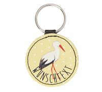 Mr. & Mrs. Panda Schlüsselanhänger Personalisierbar Storch - Personalisierte Geschenke, Baby, Gute Laune, Personalisiertes Geschenk, Personalisierter, Mütter, personalisiert, Geschenkidee, Geburt