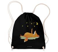 Mr. & Mrs. Panda Tasche Fuchs Sterne - Geschenk, Rucksack, Fußball, Sternengucker, Fitness, Wandern, Kindergarten, Nachts, Romantik, Jutebeutel, Mond
