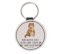 Mr. & Mrs. Panda Taschenanhänger Otter Blumenstrauß - Geschenk, schlüsselanhänger klein, Positiv, anhänger schlüssel, Süß, Taschenbaumler, Achtsamkeit, Seeotter, Selbstliebe