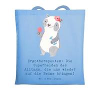 Mr. & Mrs. Panda Umhängetasche Ergotherapeutin Superhelden - Geschenk, Unfall, Laptoptasche, Tote Bag, Schultasche, Berufsprodukte, Berufspassion, Alltag meistern, Beruf, Helden des Alltags