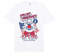 Mr. Potato Head 4th of July Stars Stripes & Spuds USA Flag Comfort Colors Adult Heavyweight T-Shirt