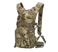 MR TANGMEN Camo Bike Rucksack 15L Outdoor Wasserdicht Mehrfatasche Dauerhaft Trekking Hoher Dichte Oxford MOLLE-System Wanderrucksack Bergsteigen Tasche CP Camo