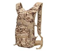 MR TANGMEN Camo Bike Rucksack 15L Outdoor Wasserdicht Mehrfatasche Dauerhaft Trekking Hoher Dichte Oxford MOLLE-System Wanderrucksack Bergsteigen Tasche Wüste Digital
