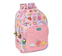 Safta Mr Wonderful Comic Double 20l Backpack Rosa Kinder