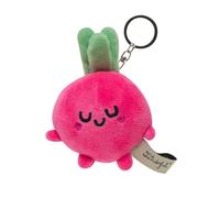 Mr. Wonderful Kleiner Plüsch-Schlüsselanhänger - Beetroot, bunt, L