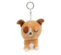 Mr. Wonderful Kleiner Plüsch-Schlüsselanhänger - Hund, bunt, L