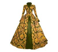 Mrat Damen Renaissance Ballkleid Sale Retro Mittelalter Kleid Rokoko Barock Ballkleider Vintage Viktorianisches Kleid Palast Verkleidung Übergröße Party Popeline Lolita Kleid Gothic Punk Halloween