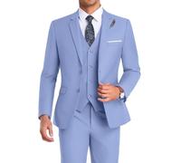 Mrbuerly High-End Suits Herren Classic, Helles Violett, XL