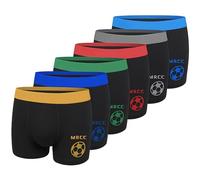 MRCC 6er Pack Jungen Boxer Shorts Briefs Boxershorts Unterwäsche Unterhosen Mikrofaser Retro Pants Schlüpfer 10010 (DE/NL/SE/PL, Alter, 8 Jahre, 10 Jahre, Regular, 6er Pack Modell 2)
