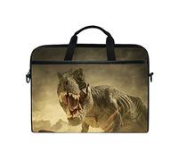 MRMIAN Tyrannosaurus Dinosaurier T-Rex Laptoptasche Tasche Sleeve Portable / Crossbody Messenger Aktentasche Convertible mit Gurtfach für MacBook Air/Pro Surface Dell ASUS HP Lenovo 15-15,4 Zoll