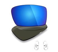 Mryok Ersatzgläser und Nasenstücke für Ray-Ban RB3498 64 mm - Optionen, Polarisiert - Eisblau, Einheitsgröße