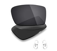 Mryok Ersatzgläser und Nasenstücke für Ray-Ban RB3498 64 mm - Optionen, Polarisiert - Stealth Black, Einheitsgröße