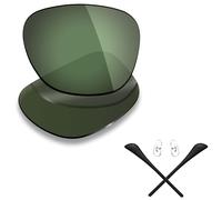 Mryok Polarisierte Ersatzgläser und Gummi-Sets für Ray-Ban Caravan RB3136, 58 mm, Polarisiert - Graugrün, Einheitsgröße